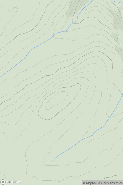 Thumbnail image for Hawk's Tor [South West England] [SX253763] showing contour plot for surrounding peak